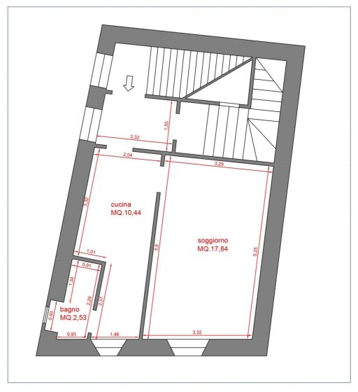 Appartamento in vendita, via Roma  17, Acquapendente