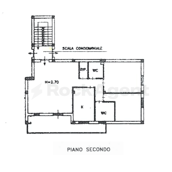 Trilocale in vendita, via del Carmine  15, Acquapendente