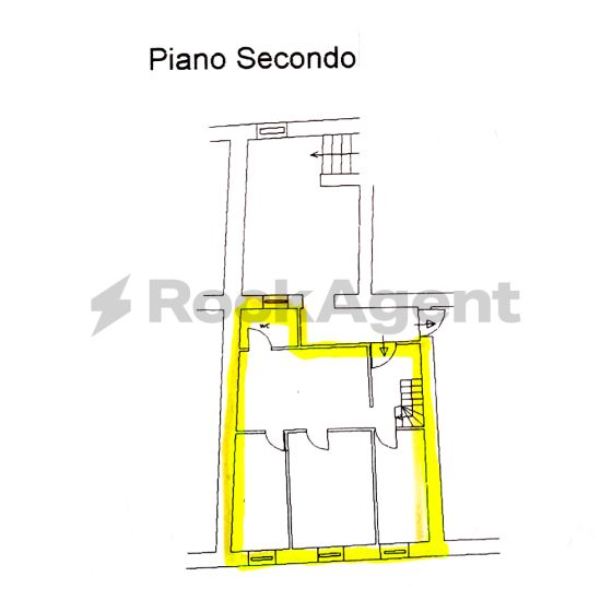 Trilocale in vendita, via Roma  34, Acquapendente