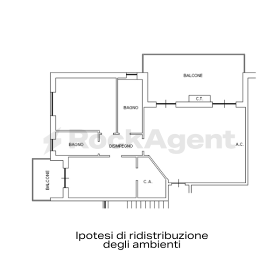 Trilocale in vendita, via dei Berio  61, Alessandrino, Roma