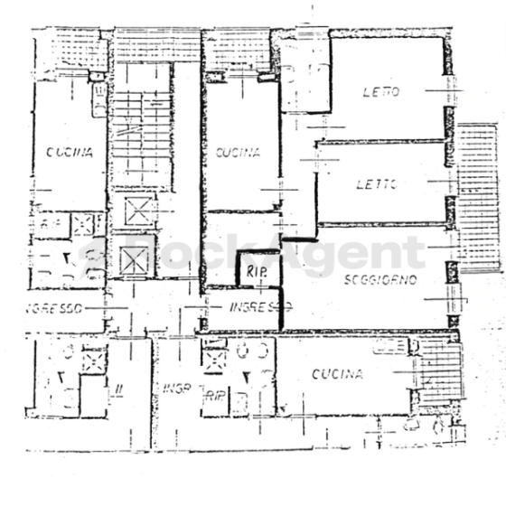 Trilocale in vendita, via Giacomo Tosi  3, Regina Pacis, Monza