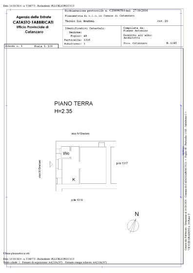 Bilocale in vendita, Vico III Gradoni Porta Marina  20, Centro Storico, Catanzaro